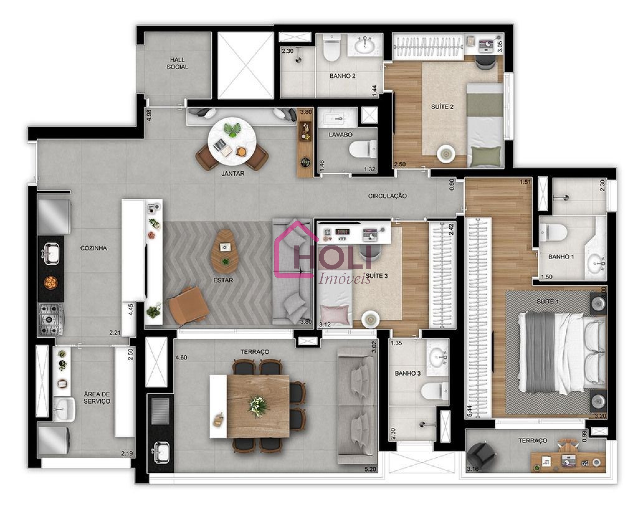 Apartamento, 3 quartos, 91 m² - Foto 23