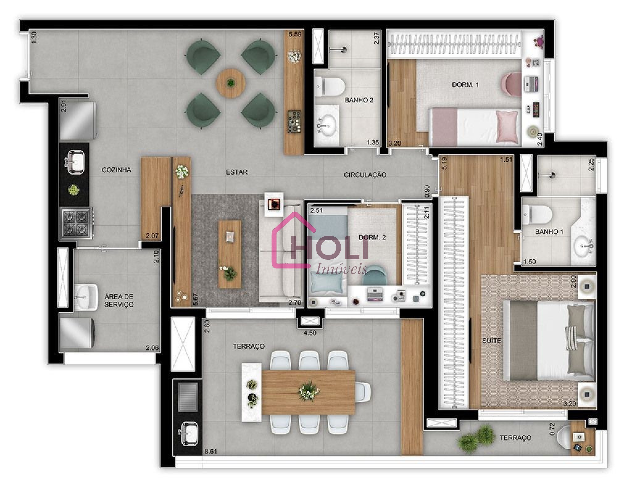 Apartamento, 3 quartos, 91 m² - Foto 24