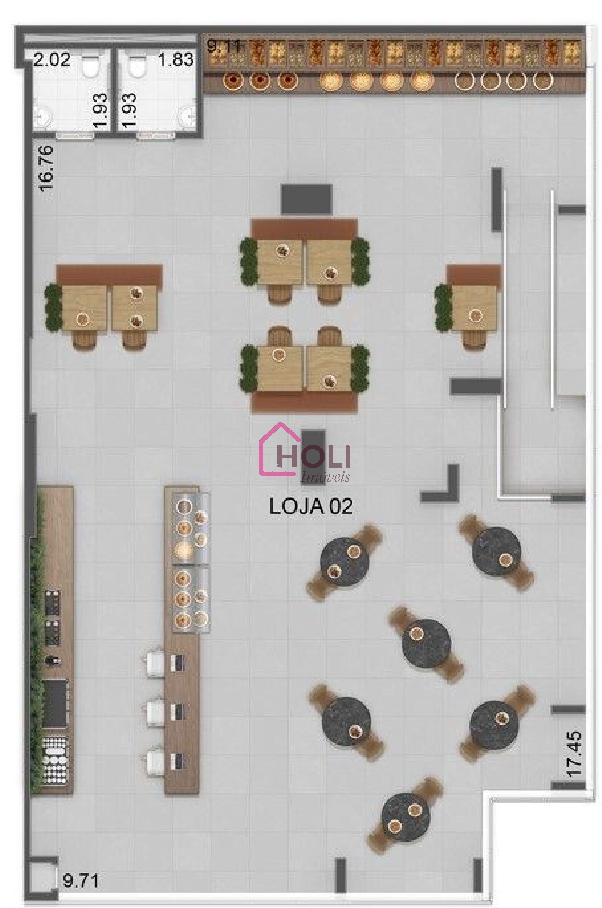 Loja-Salão, 497 m² - Foto 7