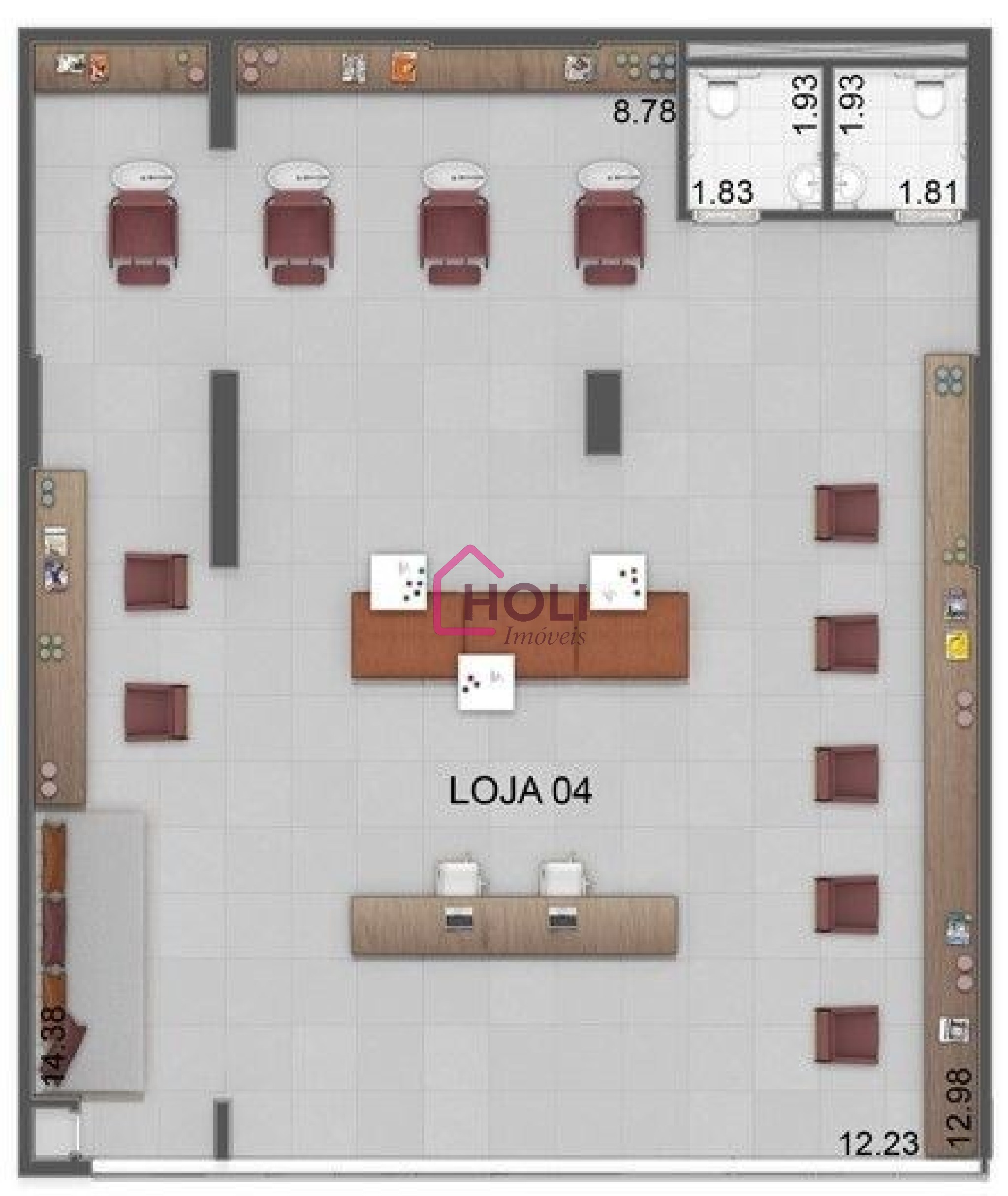 Loja-Salão, 497 m² - Foto 5