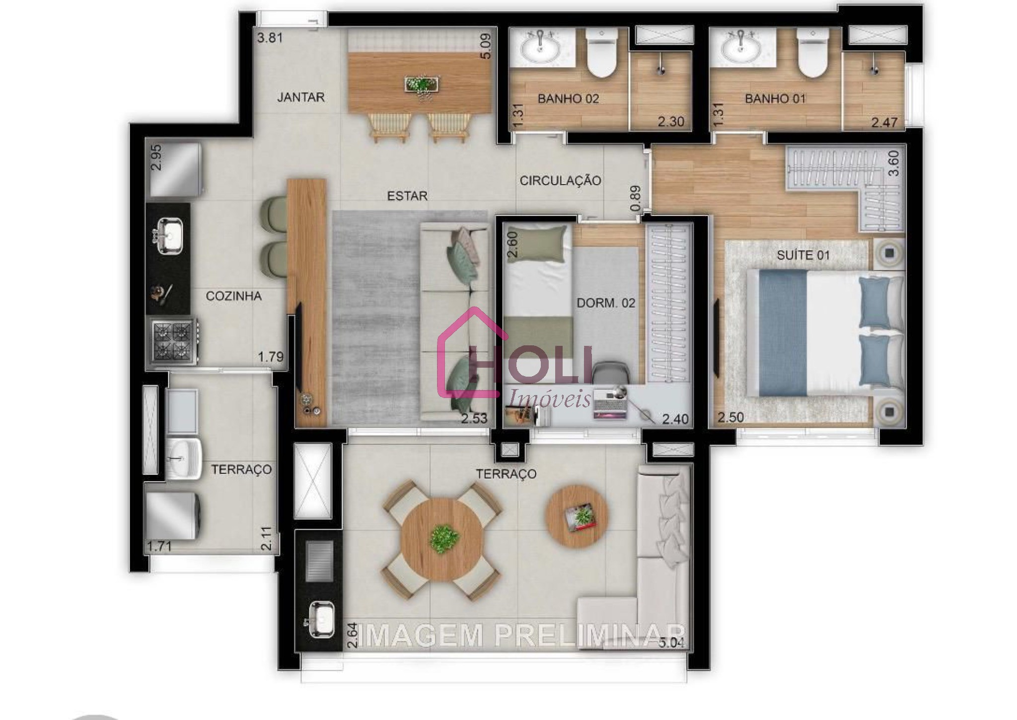 Apartamento, 2 quartos, 73 m² - Foto 14