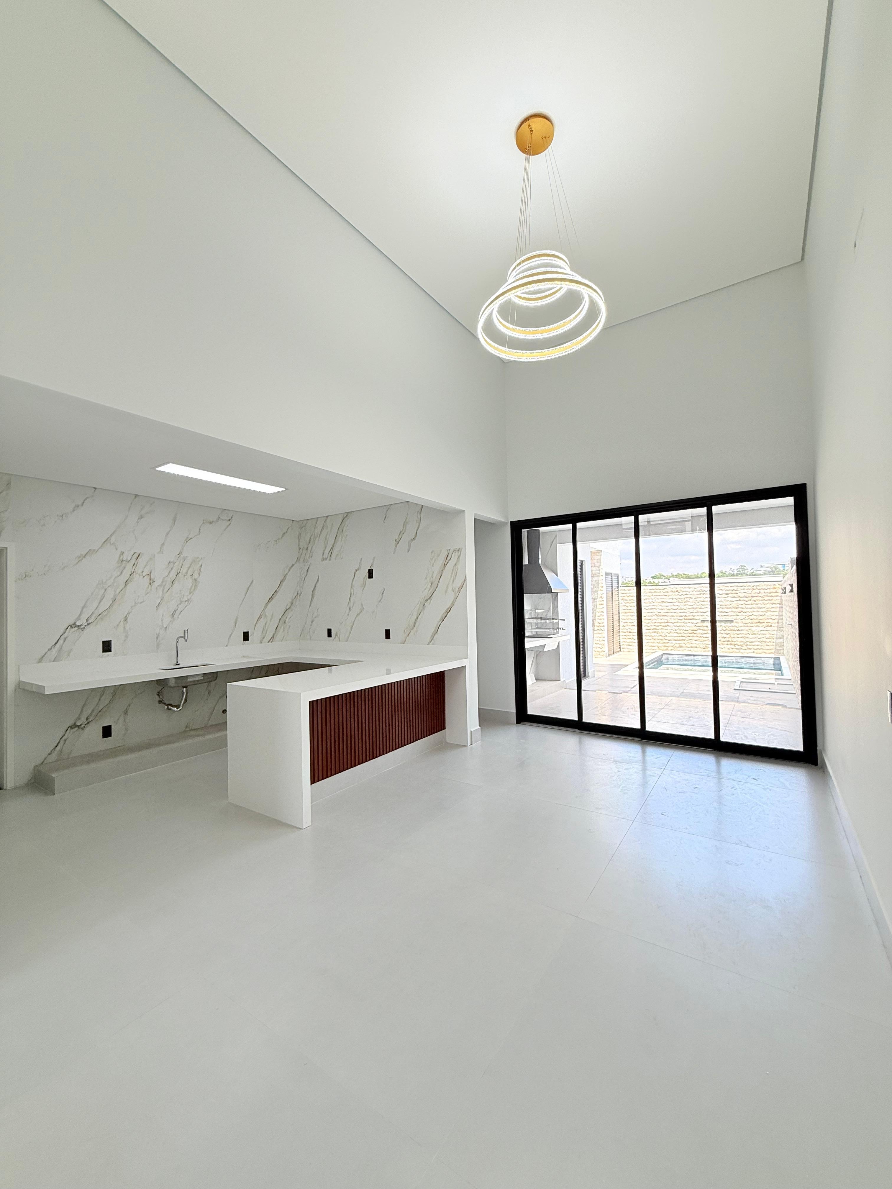 Casa em Condomínio de Luxo em Indaiatuba-SP, Residencial Milano: 3 Quartos, 3 Suítes, 2 Salas, 3 Banheiros, 4 Vagas, 191,17 m².