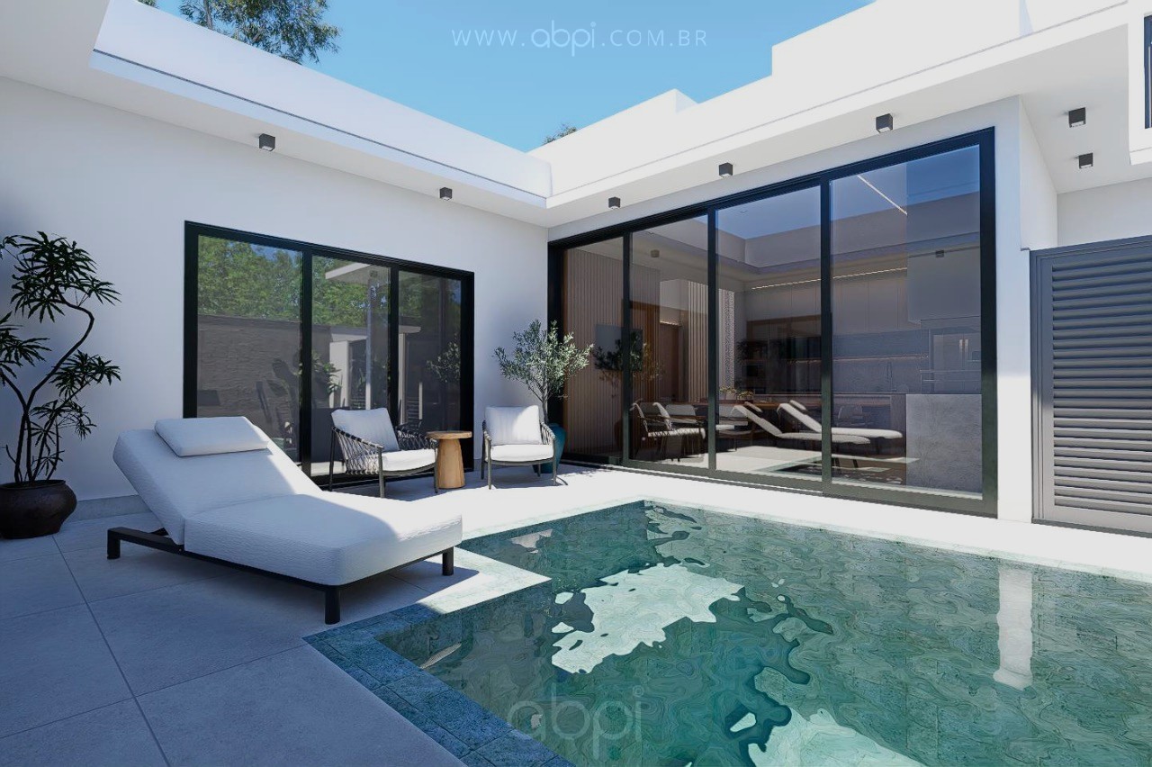 Luxuosa casa à venda em condomínio fechado no Jardim Residencial Dona Maria José, Indaiatuba-SP: 3 suítes, área gourmet integrada, piscina, ABPI