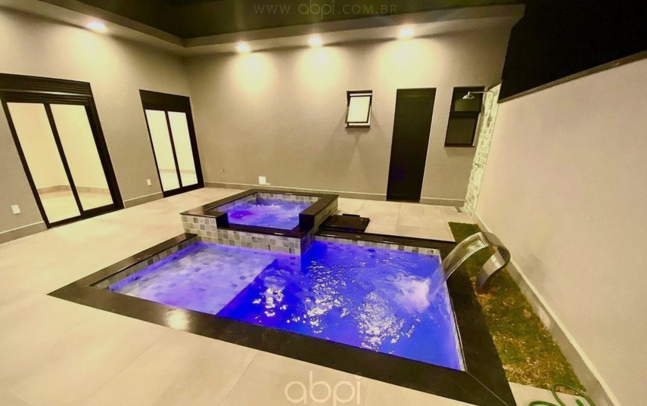 Residencial Milano: Casa de Luxo com 3 Suítes e Piscina em Condomínio de Indaiatuba-SP no Bairro Colinas de Indaiatuba - 196m², lazer completo! ABPI