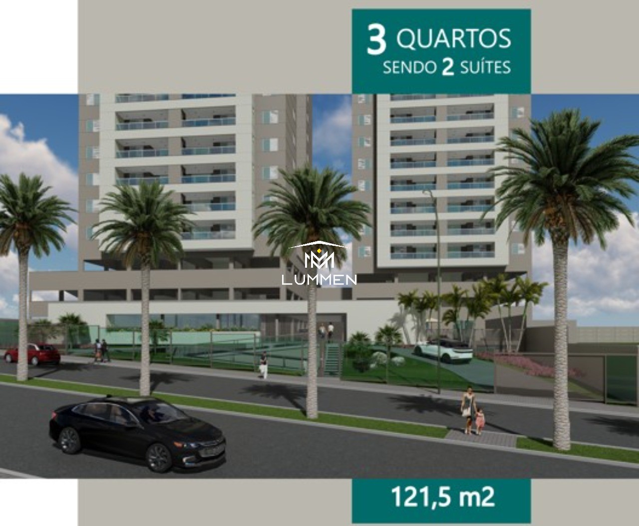 Apartamento, 3 quartos, 121 m² - Foto 1