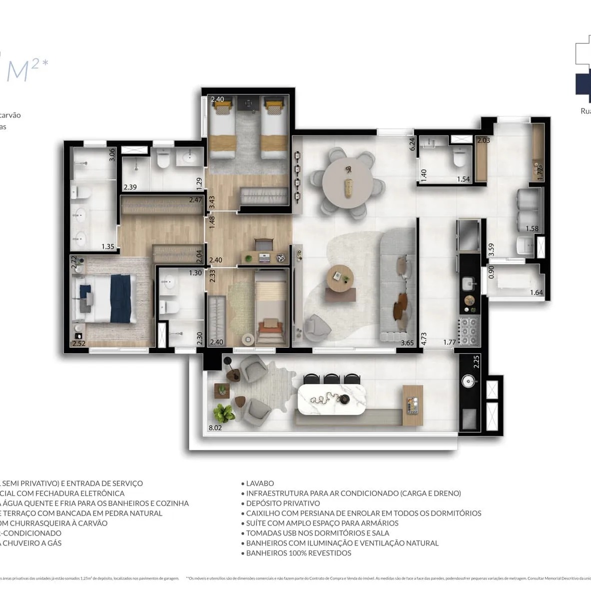 Apartamento, 3 quartos, 117 m² - Foto 33