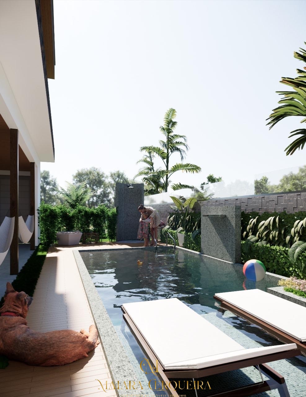 Casa residencial em lauro de freitas - ba, portão