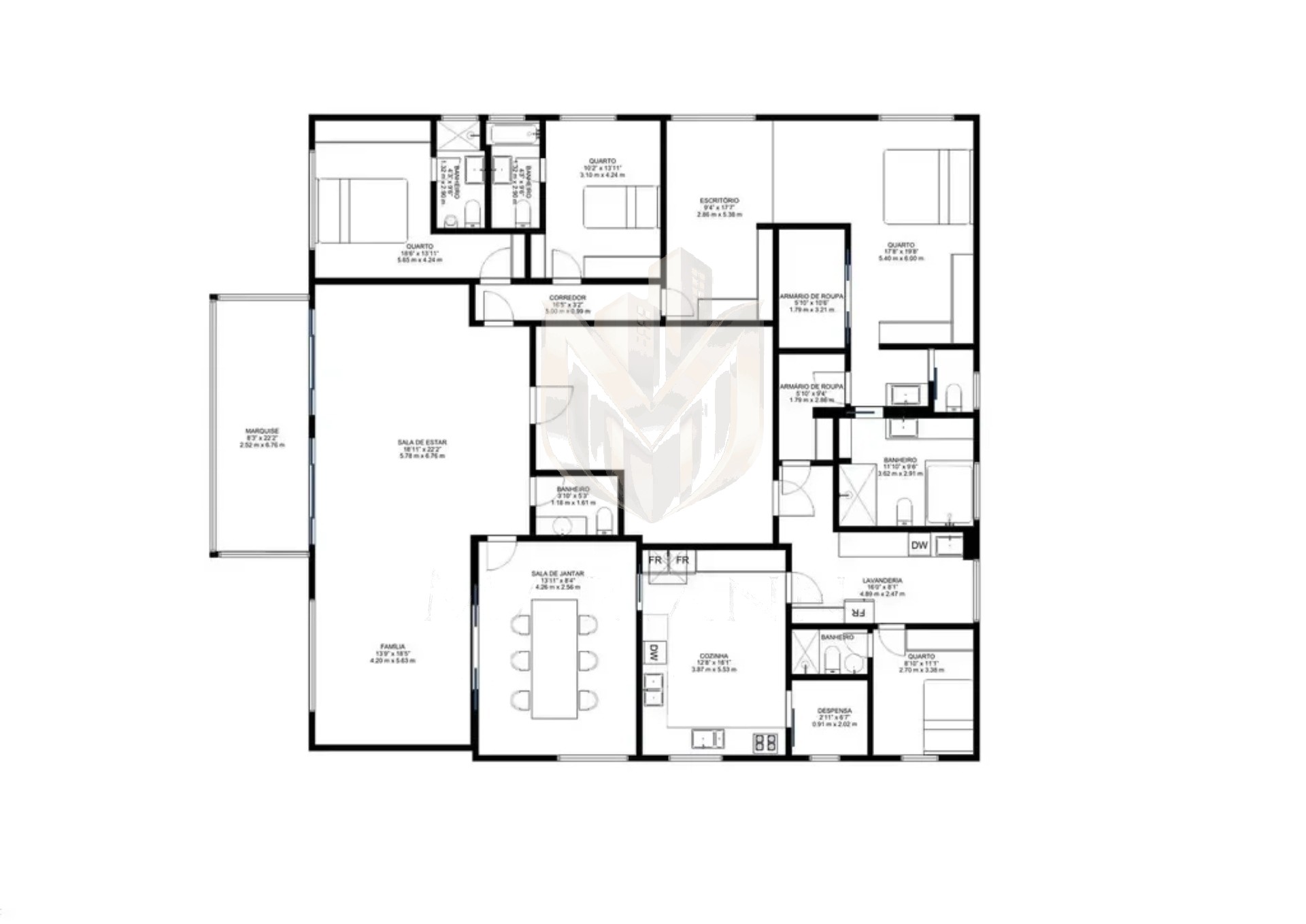 Cobertura, 4 quartos, 702 m² - Foto 6