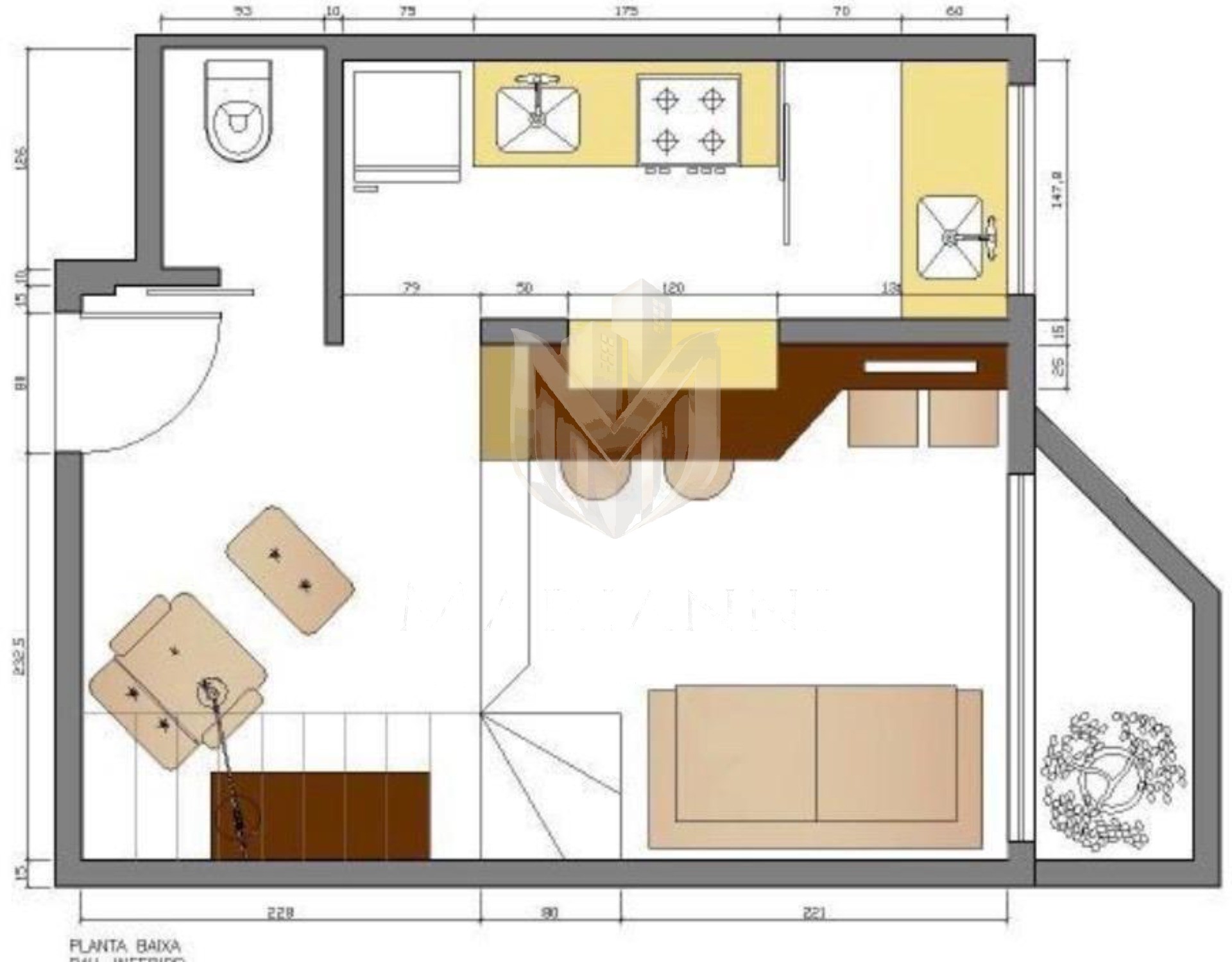 Apartamento, 1 quarto, 55 m² - Foto 5