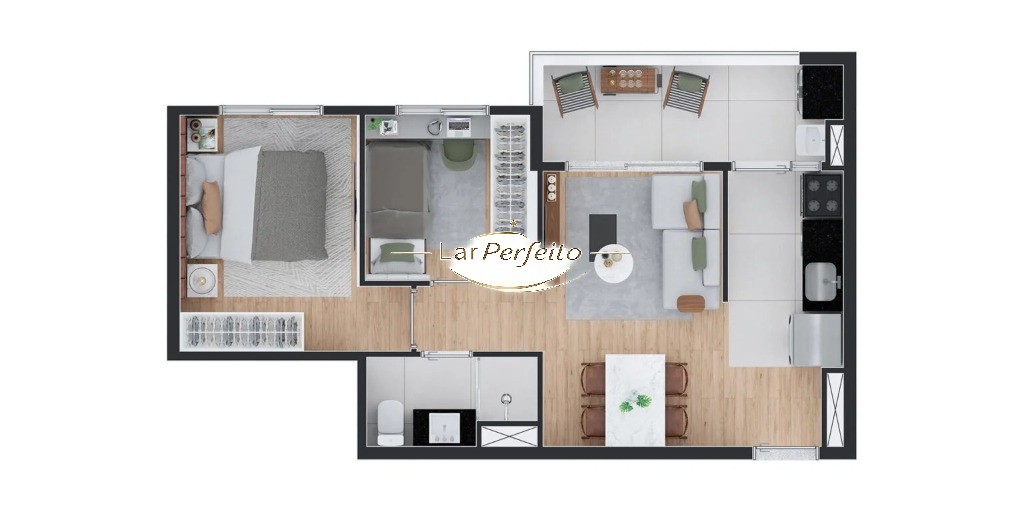 Apartamento, 2 quartos, 44 m² - Foto 2