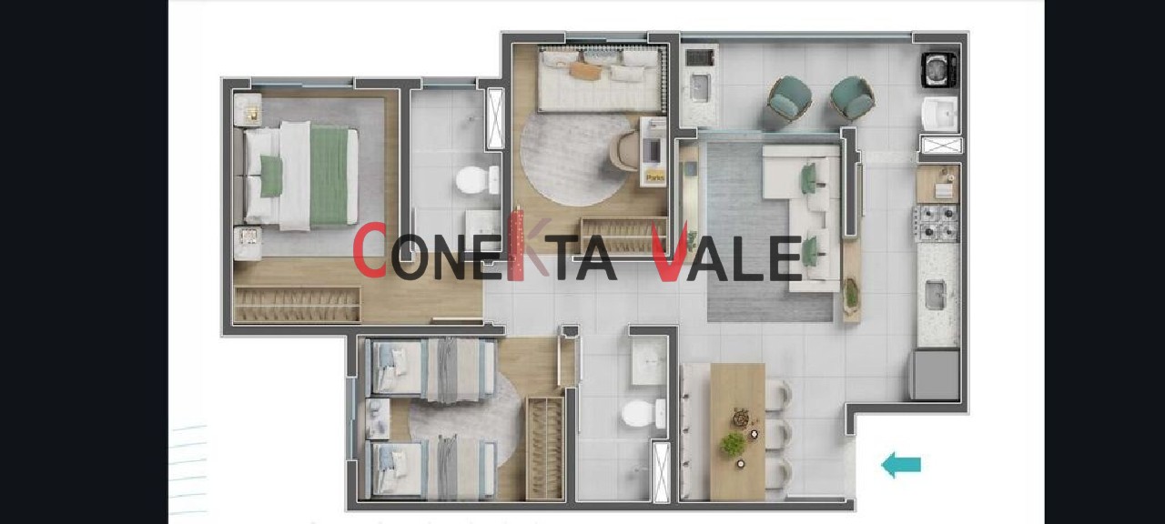 Apartamento, 2 quartos, 54 m² - Foto 9