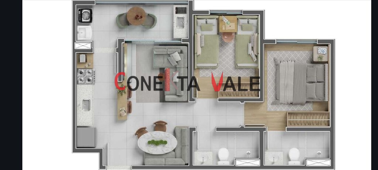Apartamento, 2 quartos, 54 m² - Foto 8