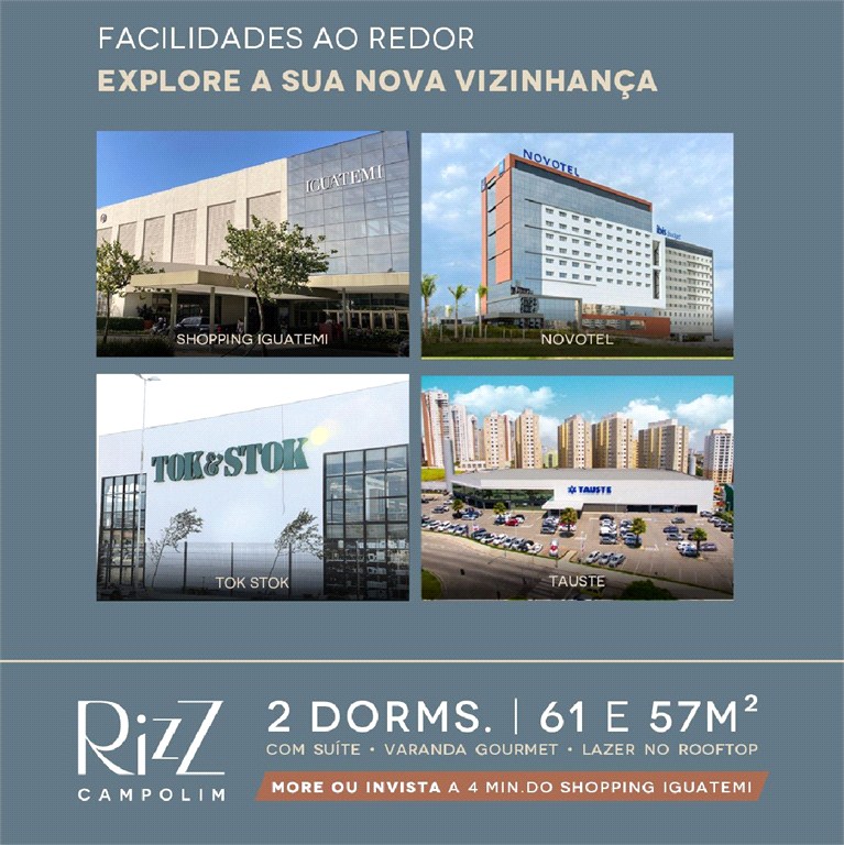Apartamento, 2 quartos, 57 m² - Foto 2