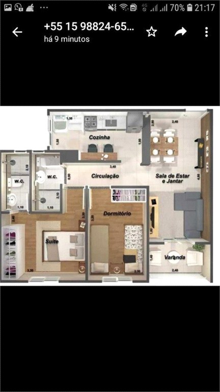 Apartamento, 2 quartos, 55 m² - Foto 7