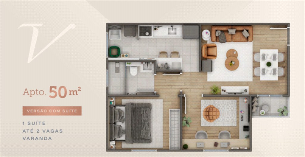 Apartamento, 2 quartos, 50 m² - Foto 24