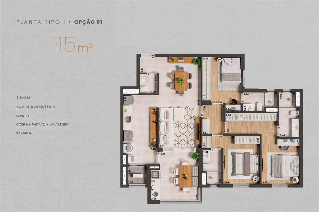 Apartamento, 2 quartos, 67 m² - Foto 11