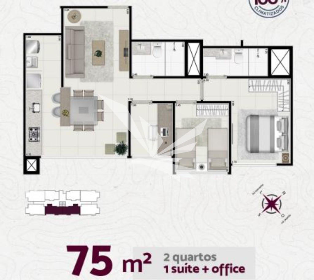 Apartamento, 2 quartos, 66 m² - Foto 10