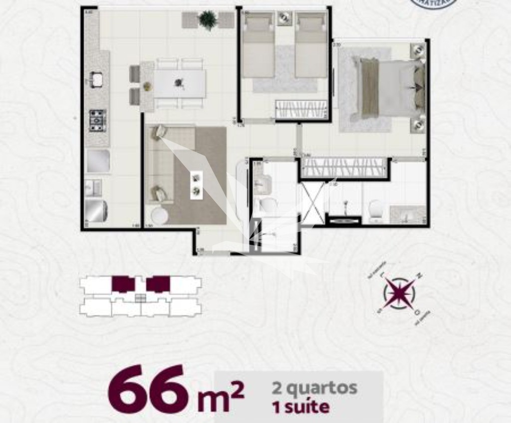 Apartamento, 2 quartos, 66 m² - Foto 9