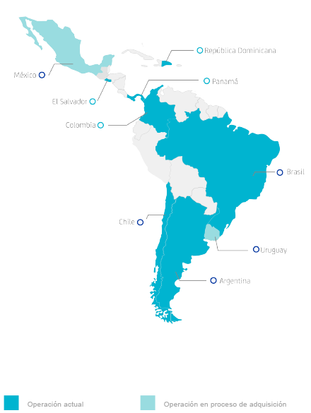 Mapa nosotros