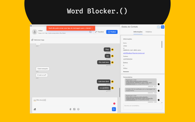 Captura de tela de Word Blocker 1