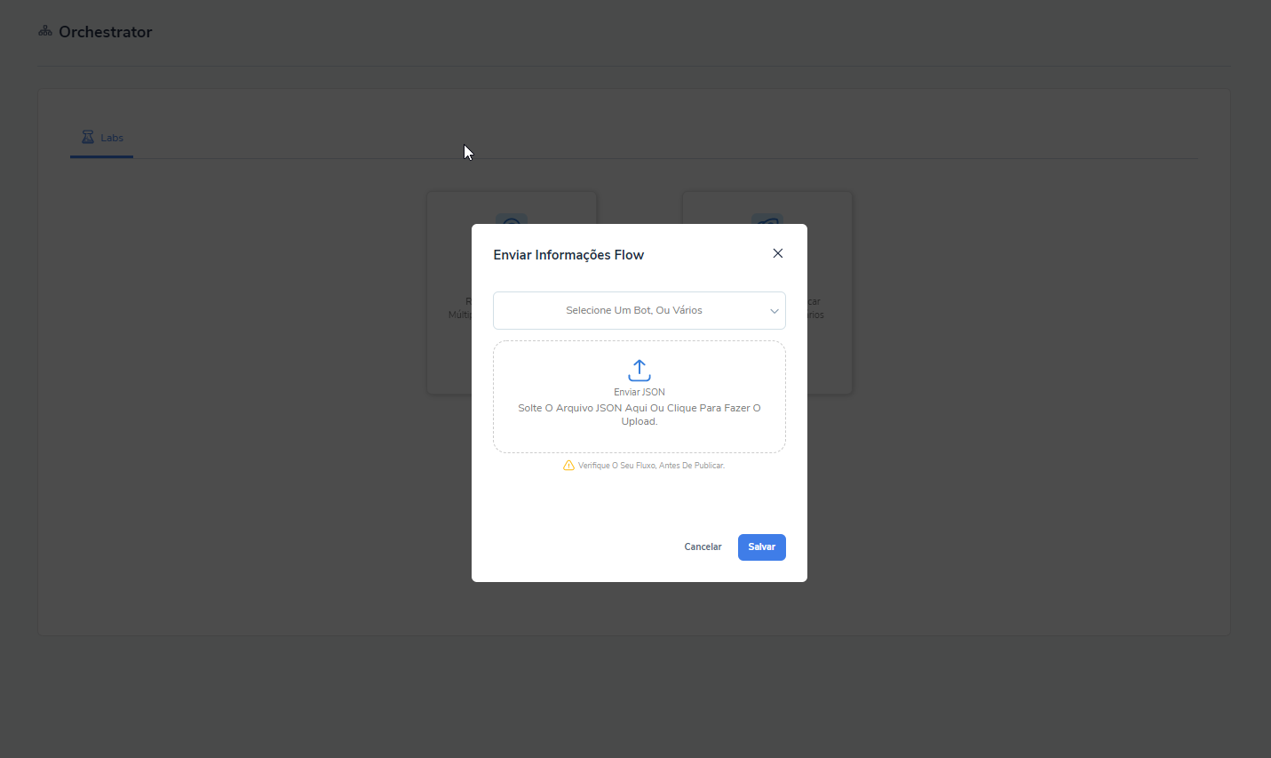 Captura de tela de Orchestrator 1