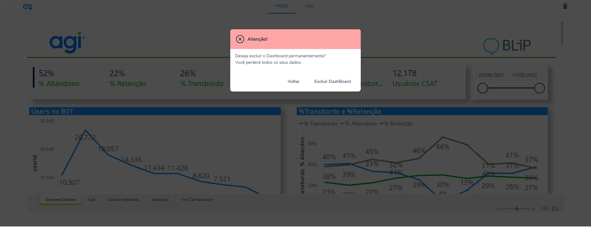 Captura de tela de Dashboards Dinâmicos 2.0 1