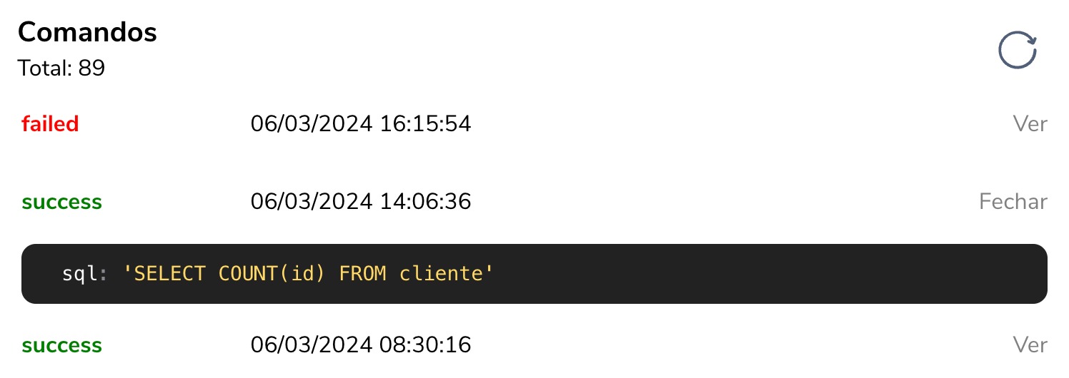 Captura de tela de PostgreSQL for Blip 1