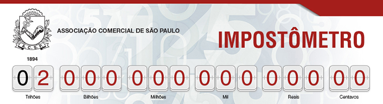 Impostômetro registra R$ 2 trilhões nesta quarta-feira (06), às 11h10