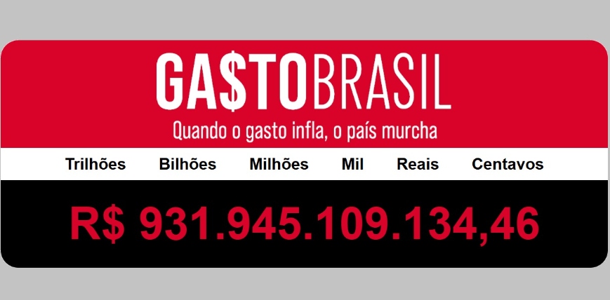 Setor público consumiu R$ 931,9 bi em dois meses, mostra Gasto Brasil