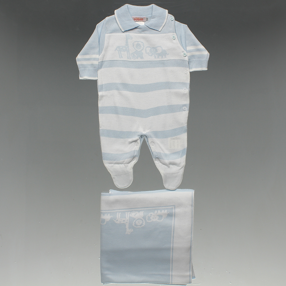 Saida De Maternidade Noruega Azul Bebe 115a Alo Bebe