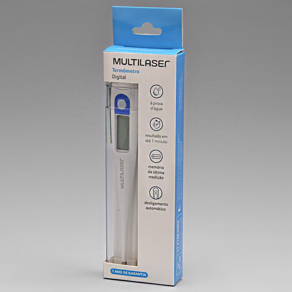 Termometro Digital Simples Branco  (7898506470761)