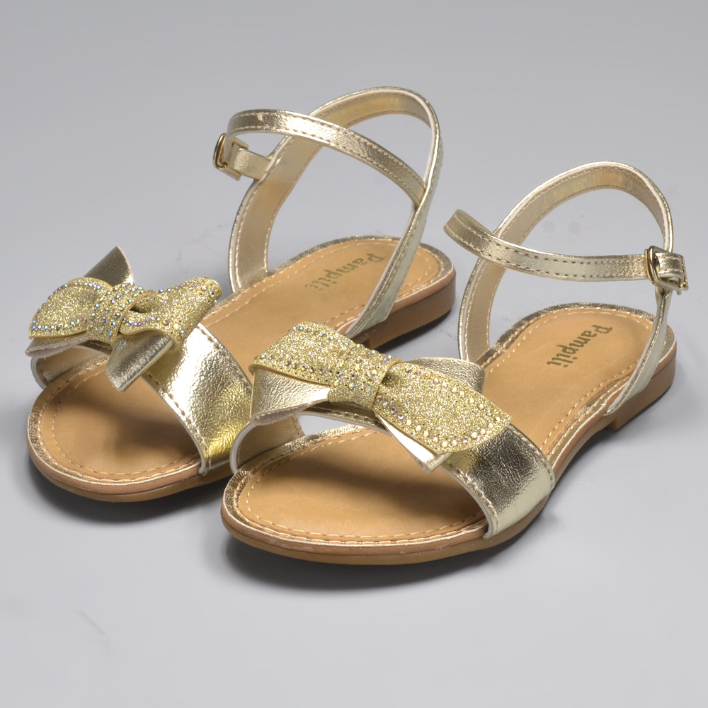 sandalia pampili dourada