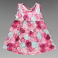 Vestido Flores & Brilhos Tam 4 ao 10 - 8339