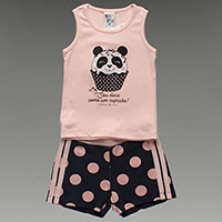 Conjunto Pandinha Tam 1 ao Tam 3
