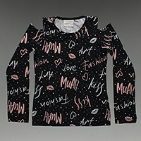 Blusa Manga Longa Menina Anjo - 7218