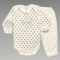 Conjunto Body Coração - 554PR