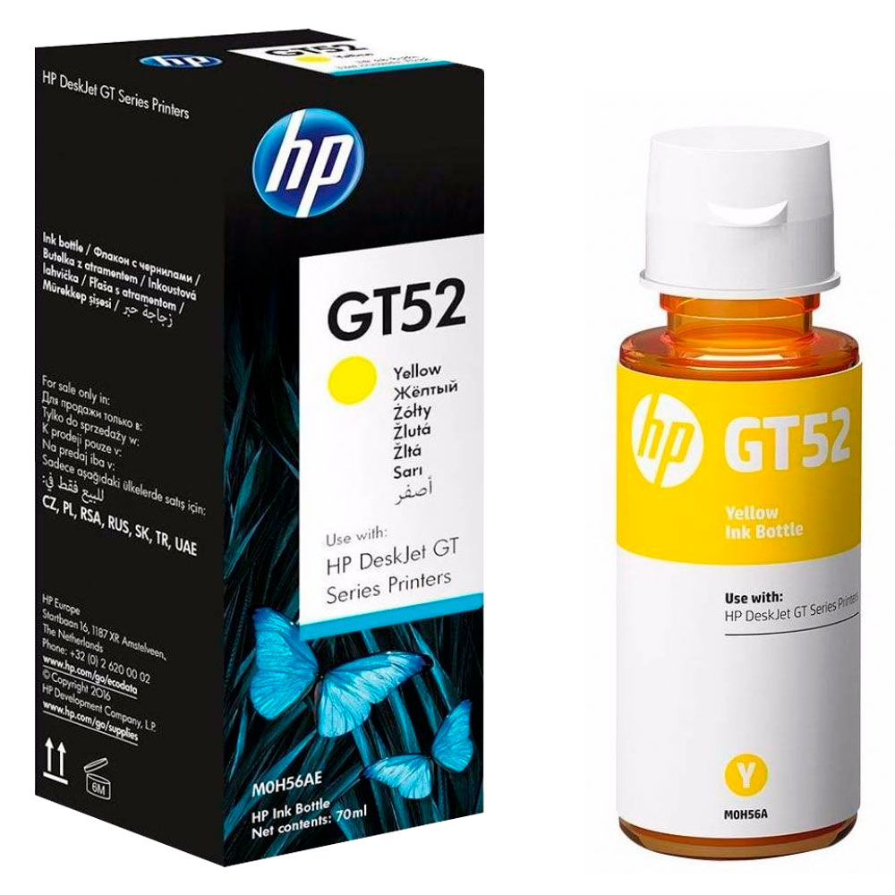 Botella de Tinta HP Original GT52 para Impresoras 315/415 y Más - Amarillo,  oferta LOi.