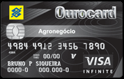 Cartão de Crédito Ourocard Agronegócio Banco do Brasil Visa Infinite