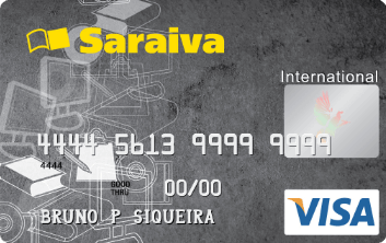 Cartão de Crédito Saraiva Banco do Brasil Visa International