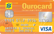 Cartão de Crédito Ourocard Banco do Brasil Universitário Visa International