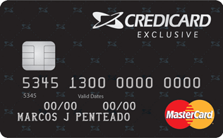 Cartão de Crédito Credicard Exclusive MasterCard Gold