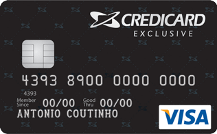 Cartão de Crédito Credicard Exclusive Visa Gold