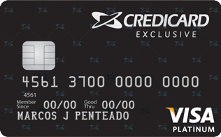 Cartão de Crédito Credicard Exclusive Visa Platinum