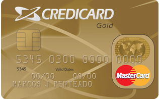 Cartão de Crédito Credicard MasterCard Gold
