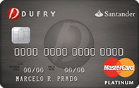 Cartão de Crédito Santander Dufry Platinum MasterCard