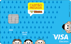 Cartão Brasil Pré-Pagos Mesada Turma da Mônica Visa Internacional