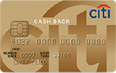 Cartão de Crédito Citi Cash Back Gold Visa