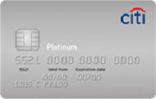 Cartão de Crédito Citi Platinum Visa