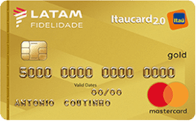 Cartão de Crédito LATAM Itaucard 2.0 Gold Mastercard