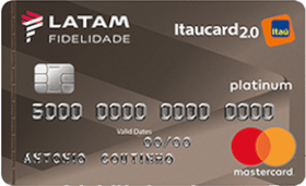 Cartão de Crédito LATAM Itaucard 2.0 Platinum Mastercard